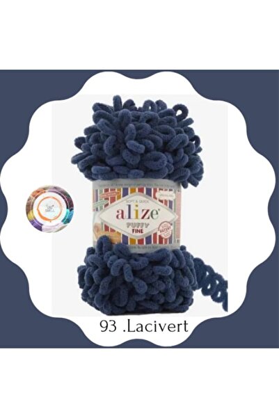 Alize Puffyfine El Örgü Ipliği Küçük Ilmek (TEKLİ) - 100 Gr. 14,5mt. Parmak I...