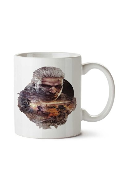 ART HEDİYE كوب جيرالت دي ريفيا مطبوع على الجانبين