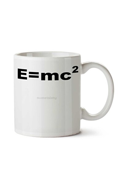 ART HEDİYE كوب E = MC 2 من Sweetsixty مطبوع على الجانبين