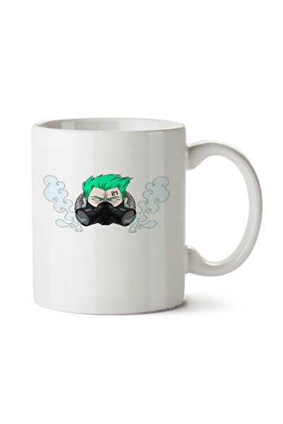 ART HEDİYE قناع غاز فانتاسي كوب مطبوع على الجانبين