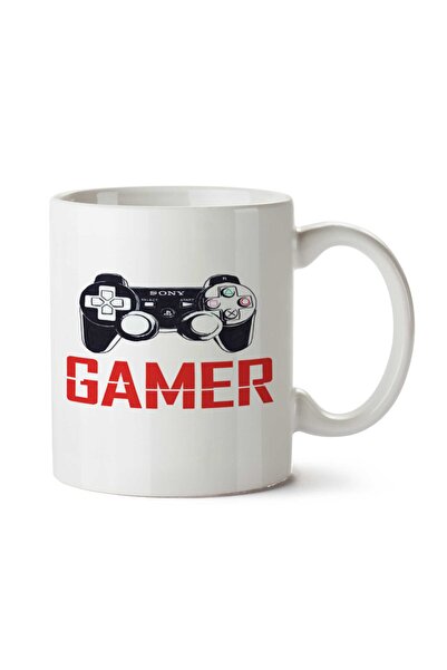 ART HEDİYE Gamer - كوب بلاي ستيشن مطبوع على الجانبين