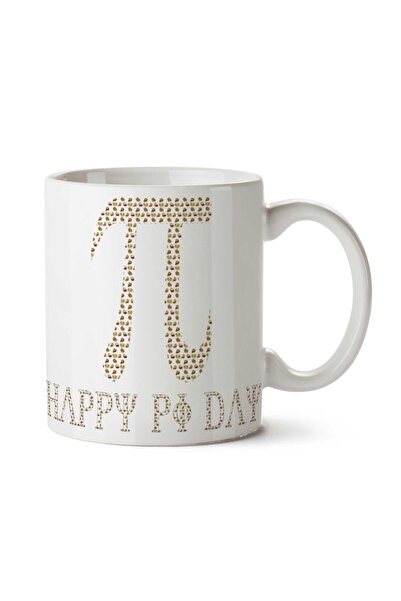 ART HEDİYE كوب Happy Pi Day مطبوع على الجانبين