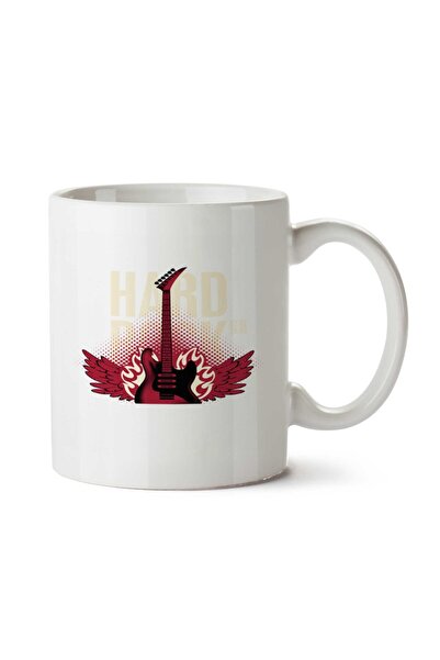 ART HEDİYE كوب هارد روك جيتار وينج مطبوع على الجانبين