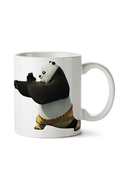 ART HEDİYE كوب مطبوع على الجانبين من Kung-Fu-Panda-Fighting-PNG