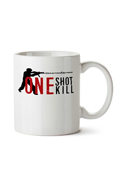 ART HEDİYE كوب كونتر سترايك وان كيل مطبوع على الجانبين