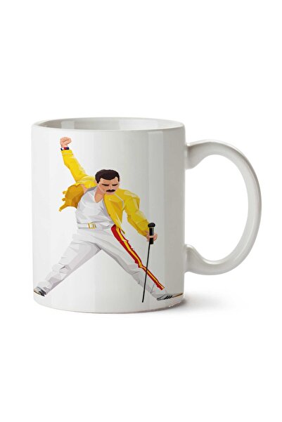 ART HEDİYE كوب فريدي ميركوري (2) مطبوع على الجانبين