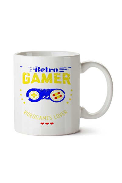 ART HEDİYE game retro two Sided Printed Mug Cup