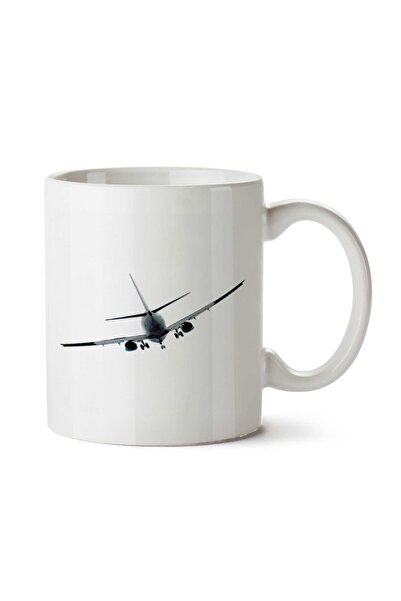 ART HEDİYE FLY Airplane Two Side Printed Mug