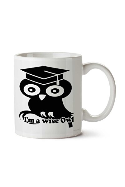 ART HEDİYE I'm a wise owl Two Side Printed Mug