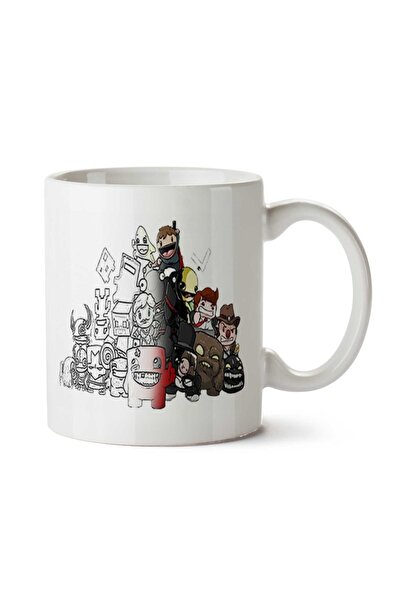 ART HEDİYE كوب مطبوع على الجانبين من Game One