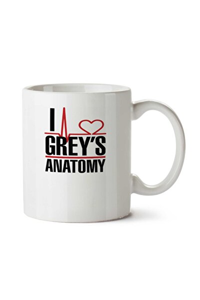 ART HEDİYE كوب مطبوع عليه وجهين من I Love Grey's Anatomy