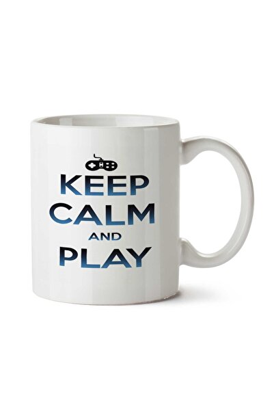 ART HEDİYE حافظ على الهدوء - كوب موديلو 1 مطبوع على الجانبين