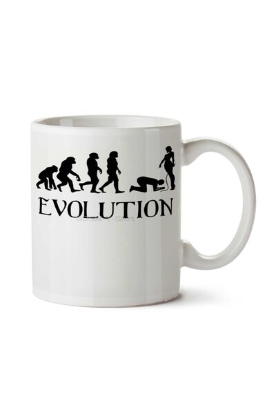 ART HEDİYE كوب مطبوع على الجانبين من Femdom BDSM Evolution