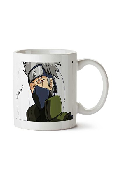 ART HEDİYE Kakashi Portrait Two Side Printed Mug Cup