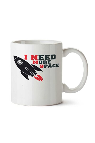 ART HEDİYE كوب مطبوع على الجانبين من I Need More Space