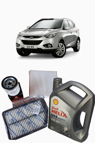 EUROREPAR HYUNDAİ İX35 1.6 GDİ BENZİNLİ YAĞ BAKIM SETİ HAVA + POLEN + YAĞ FİLTRESİ + SHEL 5W 30