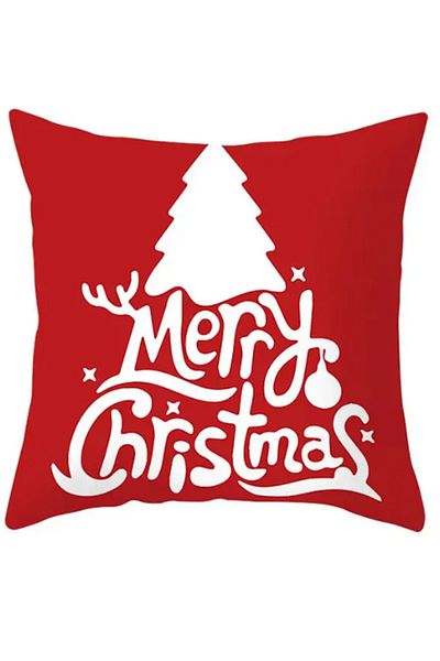 tarzınısec Pernă decorativă cu fermoar cu tema de Anul Nou (45*45cm) Model32