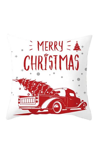 tarzınısec Pernă decorativă cu fermoar cu tema de Anul Nou (45*45cm) Model35