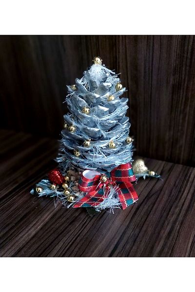 Anatolian Decor Table Ornament, New Year Decor, New Year Table Decor, New Year Gift, Pine Tree Ornament Cone