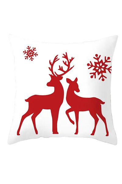 tarzınısec Pernă decorativă cu fermoar cu tema de Anul Nou (45*45cm) Model34
