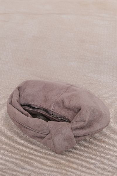 Çantacımstore Dámská kabelka Mini Jordie Suede Grey 1612