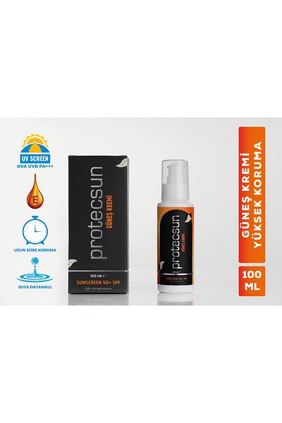 Protecsun (PACK OF 2) SPF 50+ High Protection Face & Body Sun Cream for All Skin 100 Ml