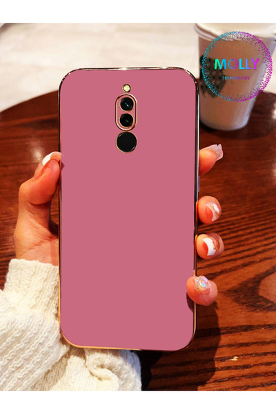 Molly Technology Xiaomi Redmi 8 Için Lila Kenarları Gold Detaylı Lüks Silikon...