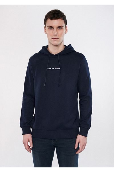 Mavi Φούτερ με κουκούλα Navy Blue 0611150-70490