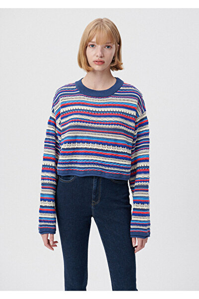 Mavi Смугастий казенок з короткими рукавами / Короткий крій 1710326-85331