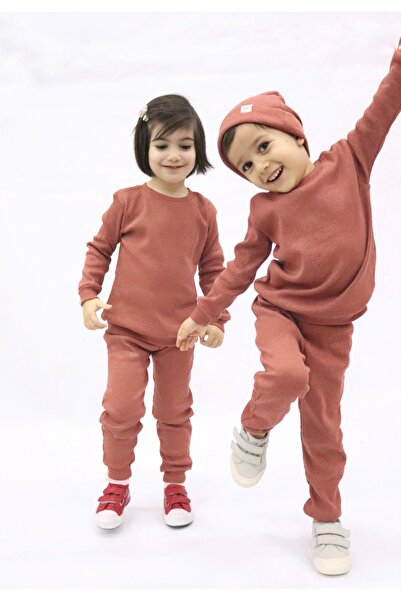 BALKABAĞI 3-Piece Ribbed Labeled Beret Set