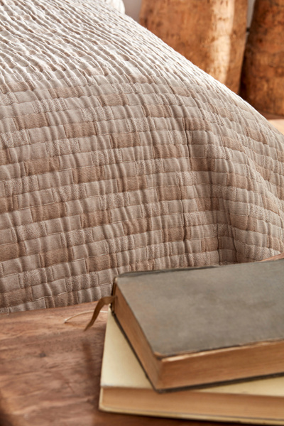 Karaca Home Loretta Çift Kişilik Yatak Örtüsü Bej