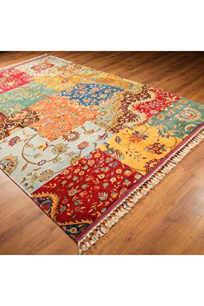 Halıcızade Patchwork Desenli El Dokuma Halı