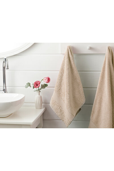 English Home Pure Basic Face Towel 50x90 Cm Light Brown