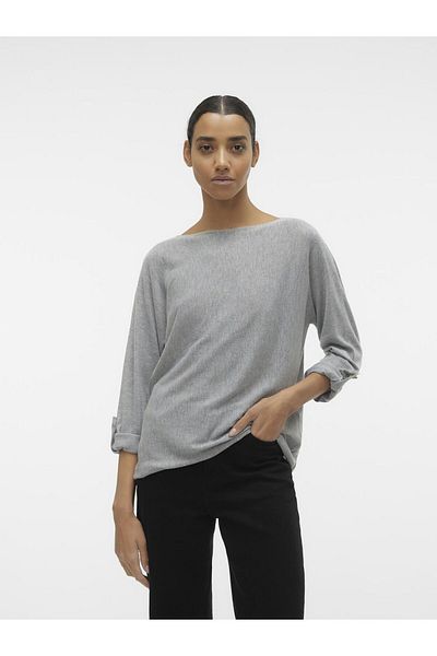Vero Moda Strickpullover U-Boot Ausschnitt Pullover