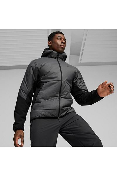 Puma Ανδρικό γκρι παλτό Seasons Hybrid Primaloft (524110-01)