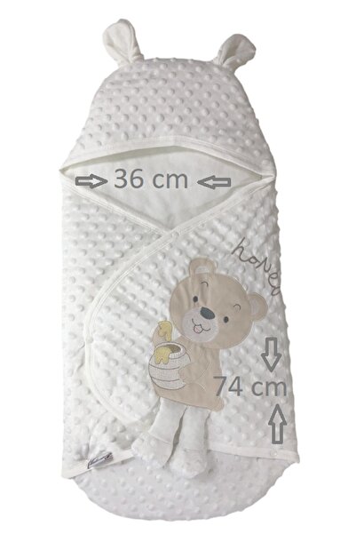 BERKAY Bebecix Bej Çıtçıtlı Hazır Kundak