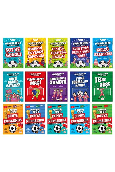 Nesil Yayınları Yusuf Asal Patatesspor Serisi 15 Kitap (Ve Top Ağlarda + Mace...