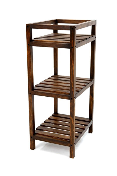 ElaWoodWorking Ela Wood Working Doğal Ahşap Banyo Rafı