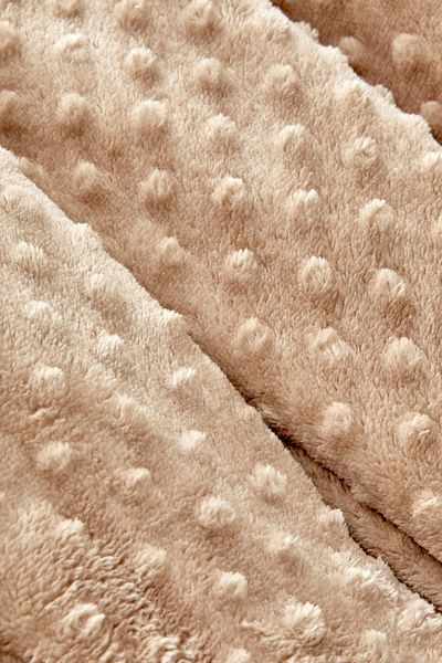 Karaca Home Alice Cappucino Double Bud Wellsoft Blanket