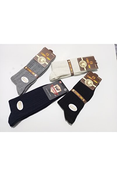 Özeren Çorap Özeren Men's Wool Socks 4-Pack