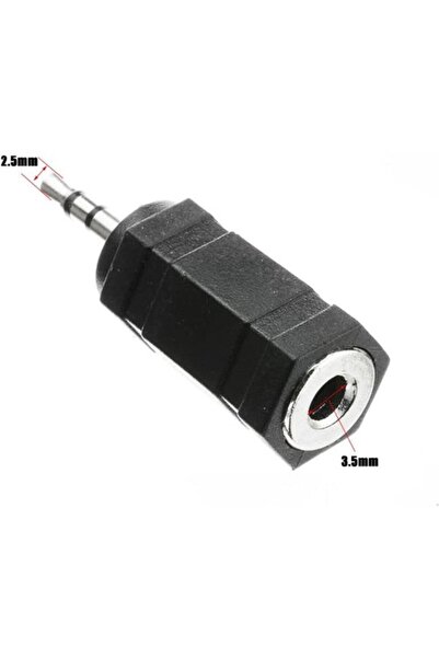 KEEPRO Dişi 3.5 Mm Erkek 2.5 Mm Jack Çevirici Erkek 2.5 Mm Dişi 3.5 Mm Kulakl...