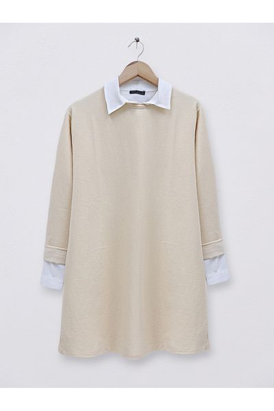 Modamorfo Crew Neck Slit Loose Sweat
