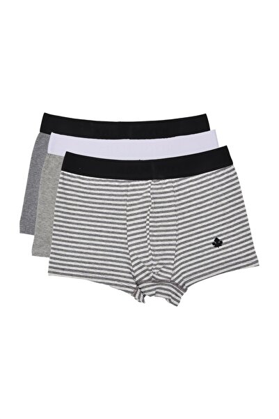 ADAM BOXES مجموعة من 3 قطع من Boxer Trunk Neo-cosy - رمادي، أنثراسايت، رمادي ...