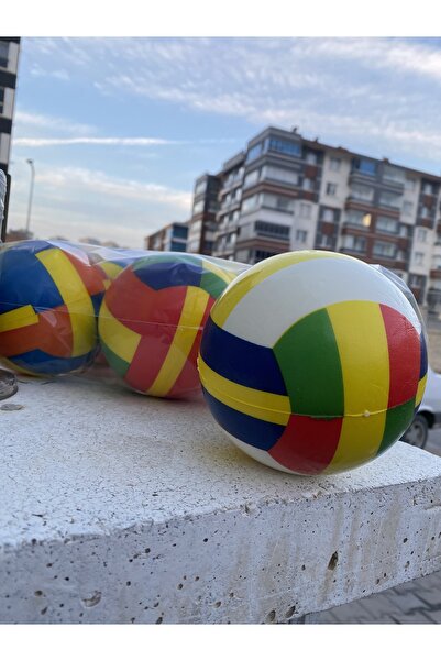 kawaplay Zararsız Yumuşak Renkli Sünger Stres Top çap12cm Büyük Boy