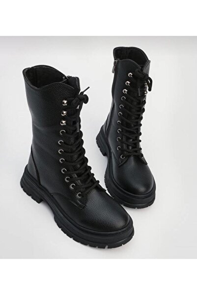 Brs VEGAN YÜNLÜ YARIM DERİ BOT