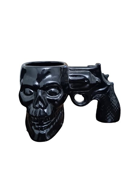 ARD Kuru Kafa Silah Tutacaklı Kupa Bardak Siyah