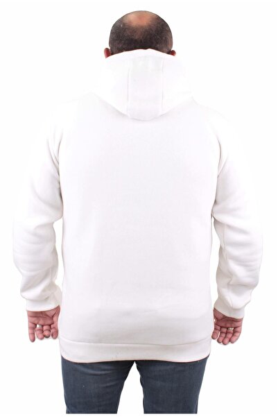 MocGrande Sweat με φερμουάρ μεγάλου μεγέθους M 23217 ECRU