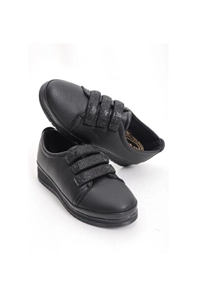 KAMİLKUNDURA Lastikli Simli Esnek Yumuşak Casual Günlük Ayakkabı