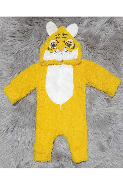 krm kerem bebe Aslan Başlıklı Welsoft Bebek Tulum