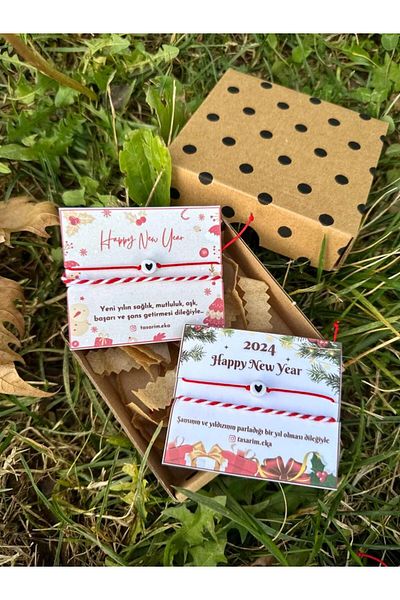 EKA TASARIM New Year Christmas Bracelet Gift 2 Pieces